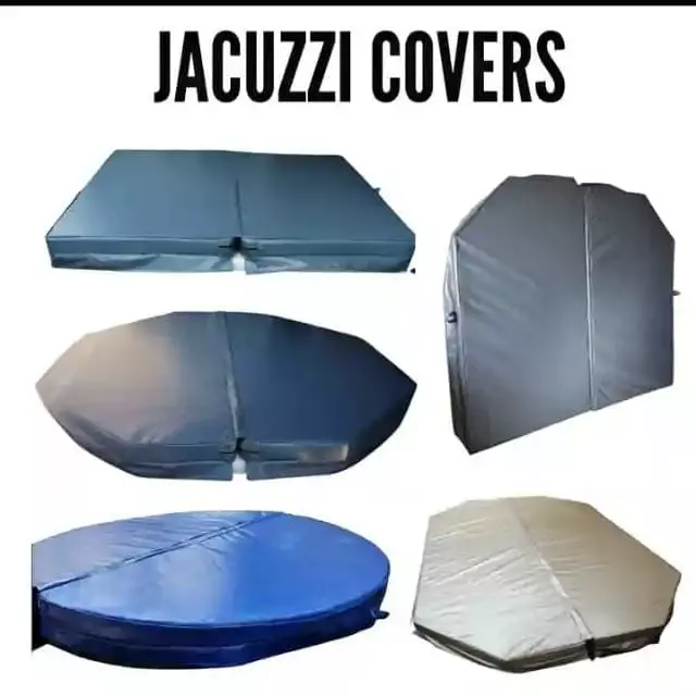 Jacuzzi and hot tub covers in various shapes and colours